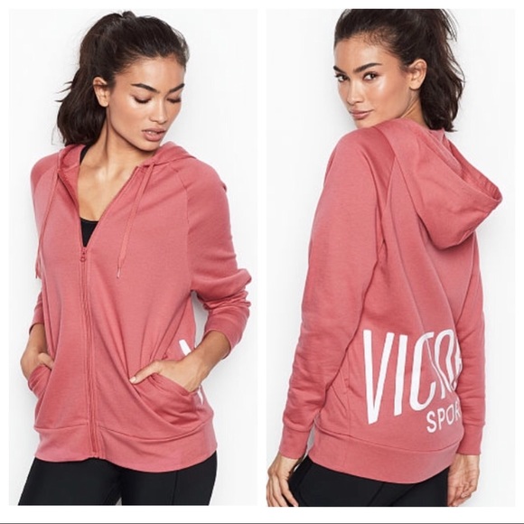 Victoria's Secret Tops - NEW VS Sport Essential Full Zip Hoodie